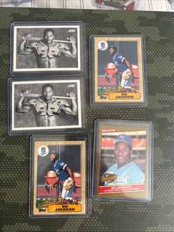 Bo Jackson Lot Of 5