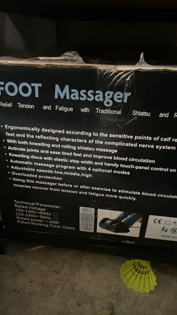 Like new foot massager for sale