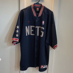 Nets Nike Warmup Jacket Size XL