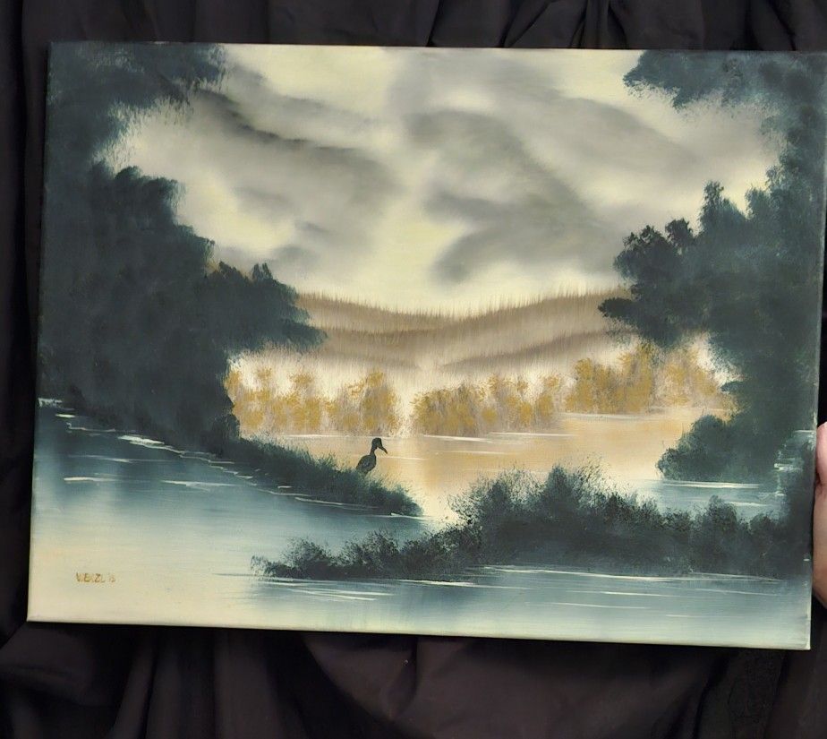 Art #811a Yellow Lagoon 18x24