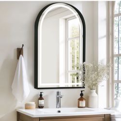 Brand new in box 24'' W 36'' H Recessed Framed Medicine Cabinet With LED Mirror