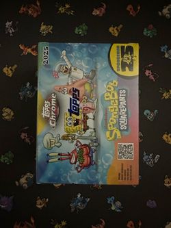 2025 Topps Chrome SpongeBob SquarePants 25th Anniversary Value Blaster Box
