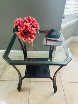 Living room glass tables