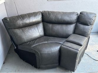 Leather couch
