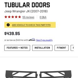 Rough Country Tube Doors 