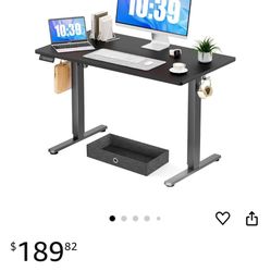 Electric Adjustable Sit to Stand Up Desk - Like New