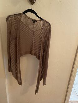 Short Brown Stola Size S