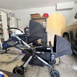 Double Baby/kid Stroller  Evenflo Pivot Xpand 