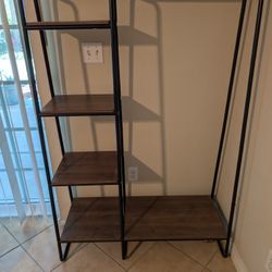 Clothing Rack With Shelves