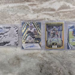 Detroit Lions Signed Cards