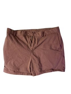 old navy burgundy 5” chino shorts