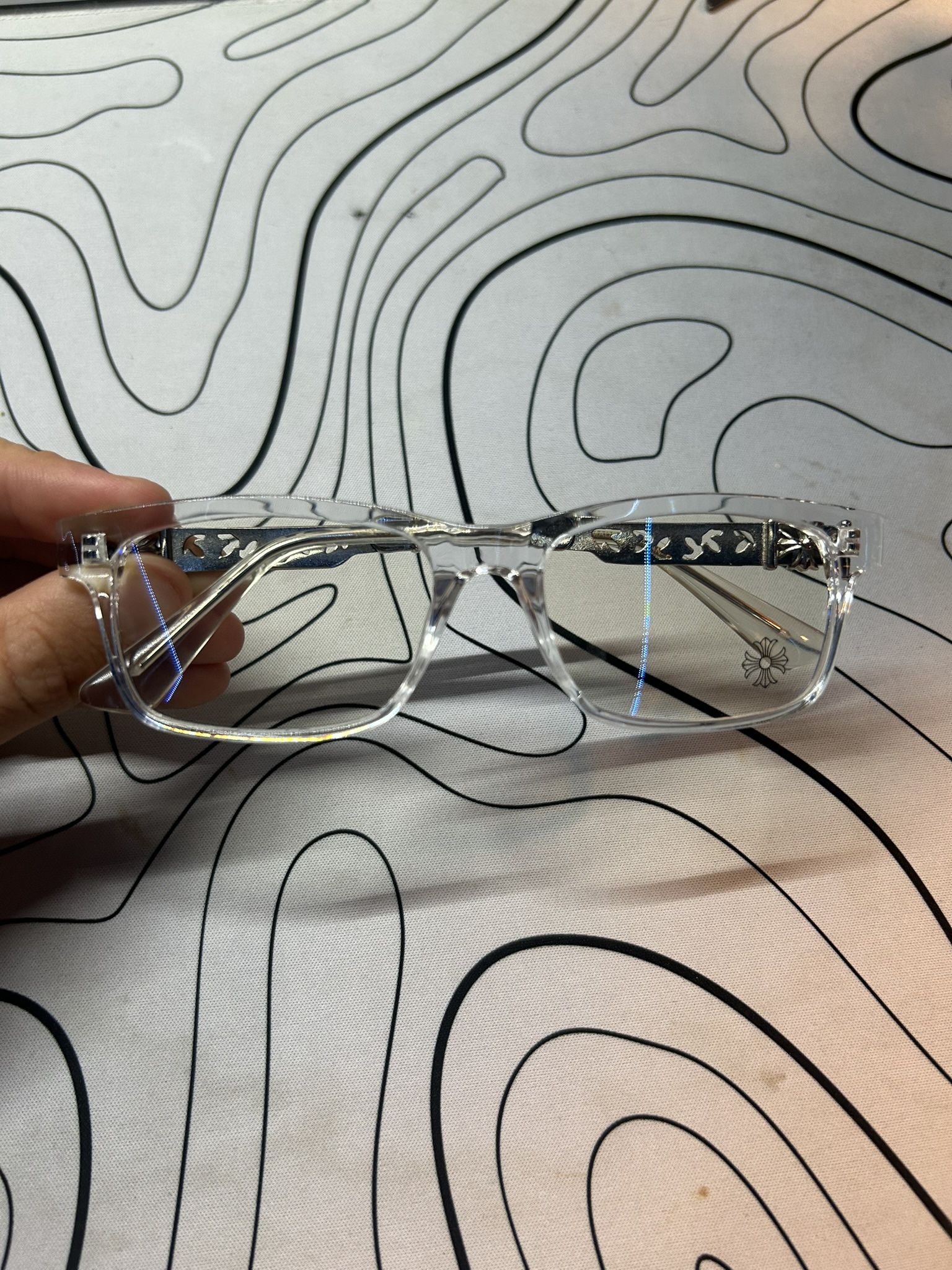 Chrome Hearts Clear Glasses