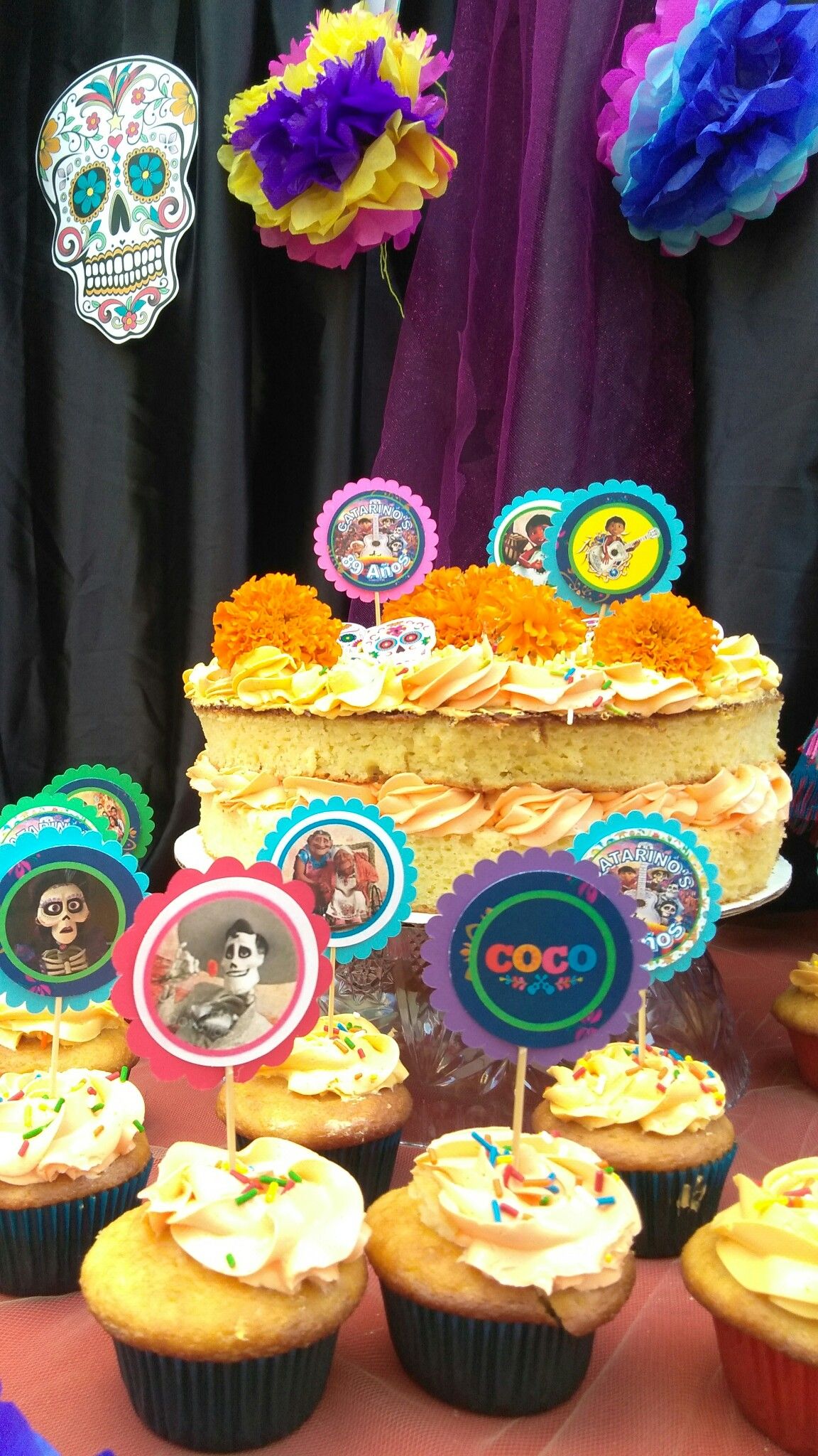 Coco theme birthday, baby shower decorations