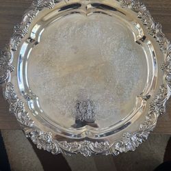 Medium small silver tray