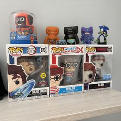 Funko Pop De Demon Slayer, Where’s Waldo Y Chucky 
