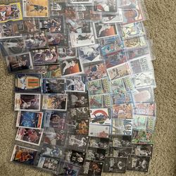 Sports card lot – rookies, inserts, auto, lottery ticket cards