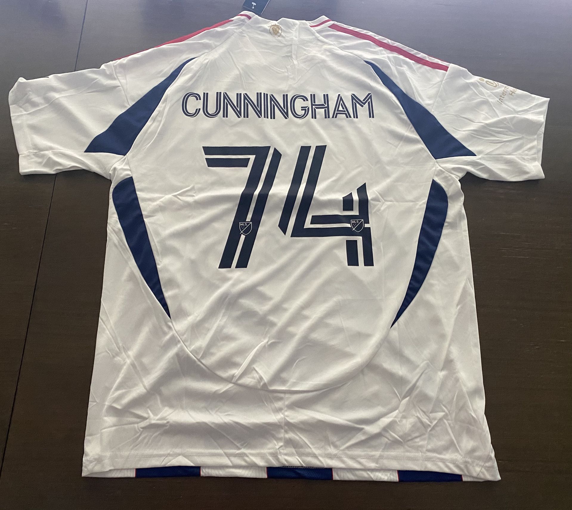 Jeff Cunningham XXL Soccer Jersey New MLS Adidas Men Adult New Real Salt Lake 74