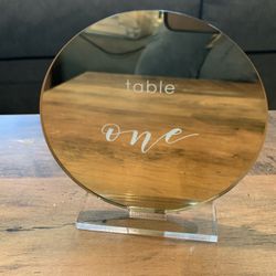 Table Numbers