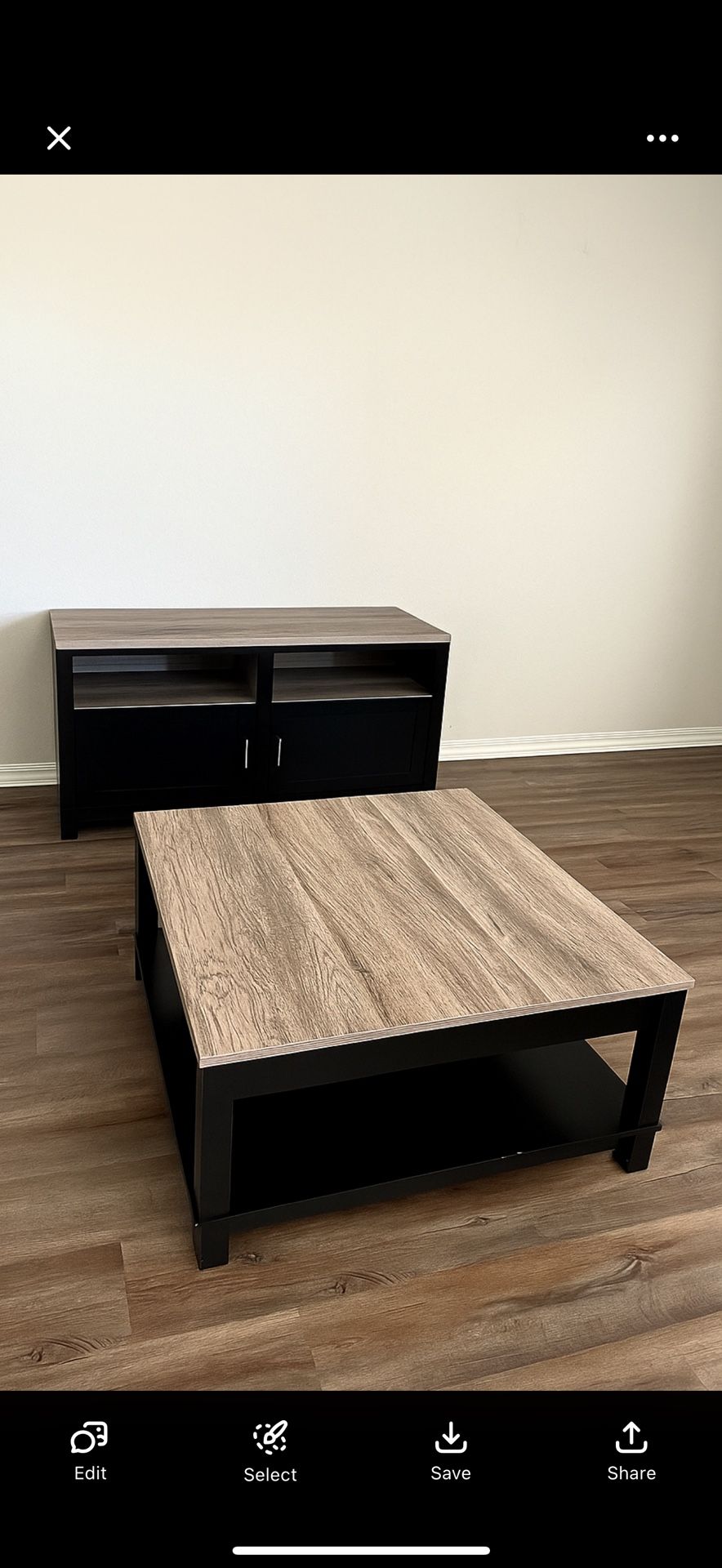 Coffee Table And entertainment Center