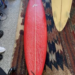 7’8 Rusty Gun surfboard 
