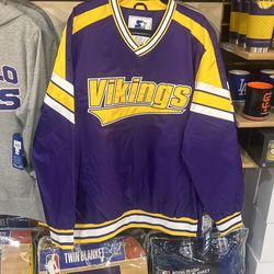 NFL Minnesota Viking Pullover Jacket New