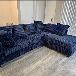 happy Home You 510 - Sectional (Navy) Financing Available $39 Down payment 