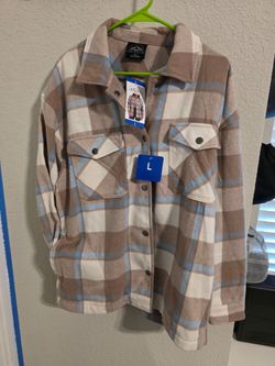 Womens flannel L