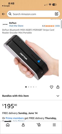 Deftun Bluetooth MSR x6  reader writer $1OO