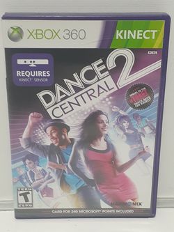 XBOX360 Kinect Dance Central 2 Videogame. Good Condition