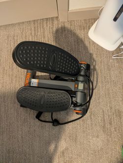 Portable Stair Master with bands for upper body