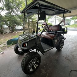 Black EZ-GO Golf Cart 2018