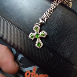 Silver Necklace Ans Pendant
