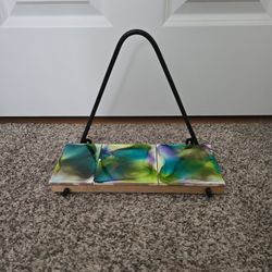 Custom Tiled Modern Wall Shelf