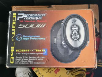 6"X 8 Coaxial Speakers 3- Way