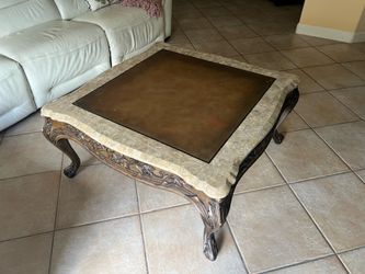 Marble table