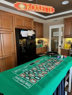 Roulette table top (cloth)