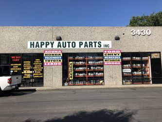 Happy auto parts, cheap auto parts, open : Monday- Saturday, 9-5