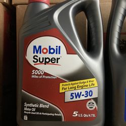 Aceite Mobil Super 5w-30 Synthetic Blend Galon