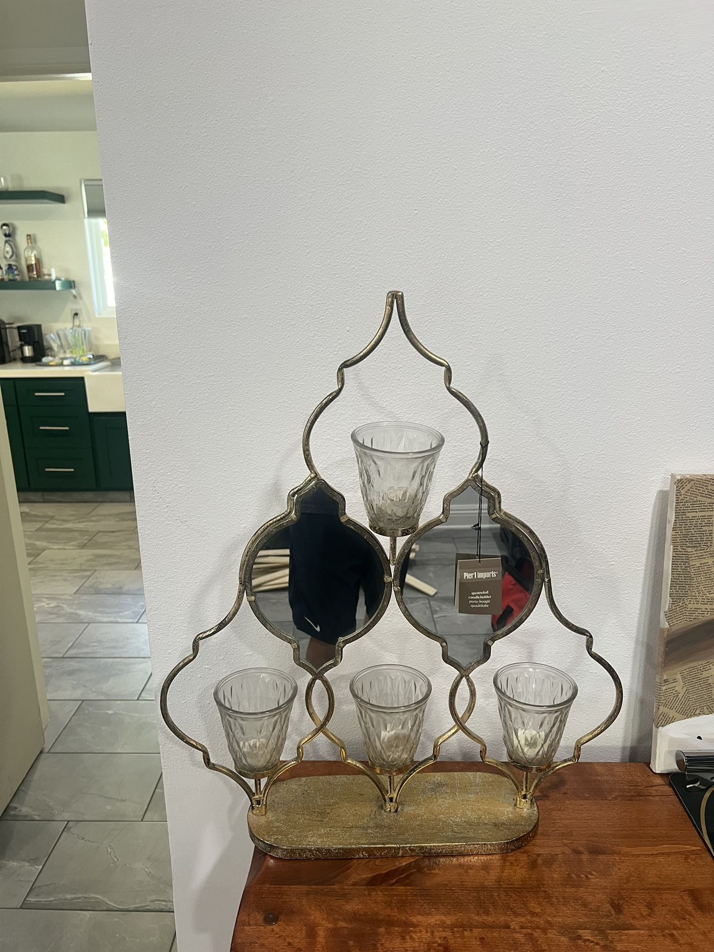 Pier 1 Imports candle Holder With Mirror