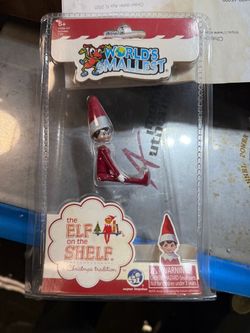 World’s smallest the elf on the shelf