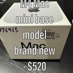 M4 Mac Mini Brand New 
