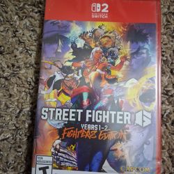 Street Fighter Years 1-2 Fighters Edition Nintendo Switch 2
