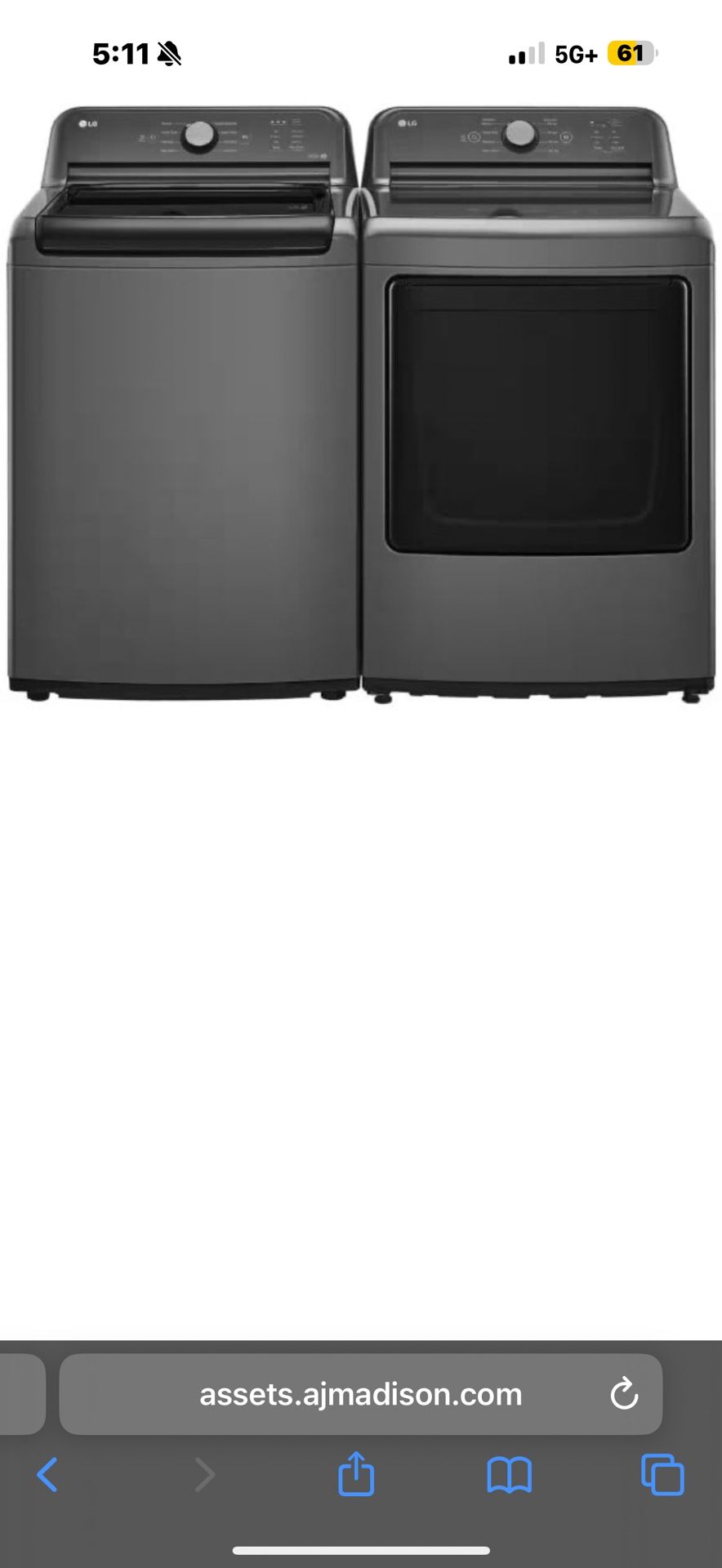 LG Washer & Dyer