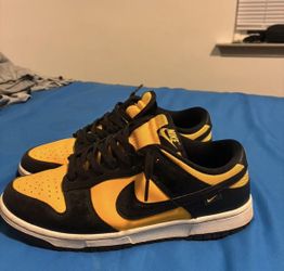 Nike Yellow and Black Dunks