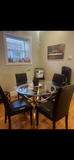 Table and 4 Chairs