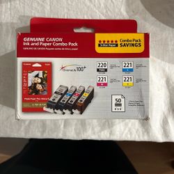 Canon Ink and Paper Combo Pack