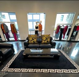 Rodeo Versace rug from the original Versace mansion on Rodeo Drive $13k/32k selling
