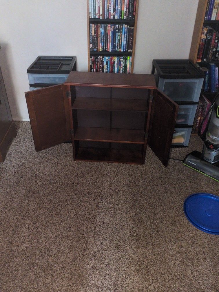 Wooden Wall Cabinet With Shelf