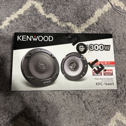 Kenwood 6 1/2in Speakers (KFC-1666S)