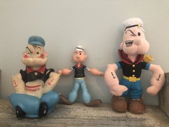 3 1940-1950s Popeye toys